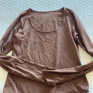 Banana Republic brown bodysuit in medium tall